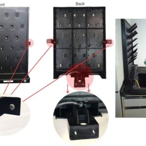 Heytaful Lab Drying Racks Pegboard Bench-top Wall-Mount Laboratory Glassware Polyethylene Cleaning Equipment