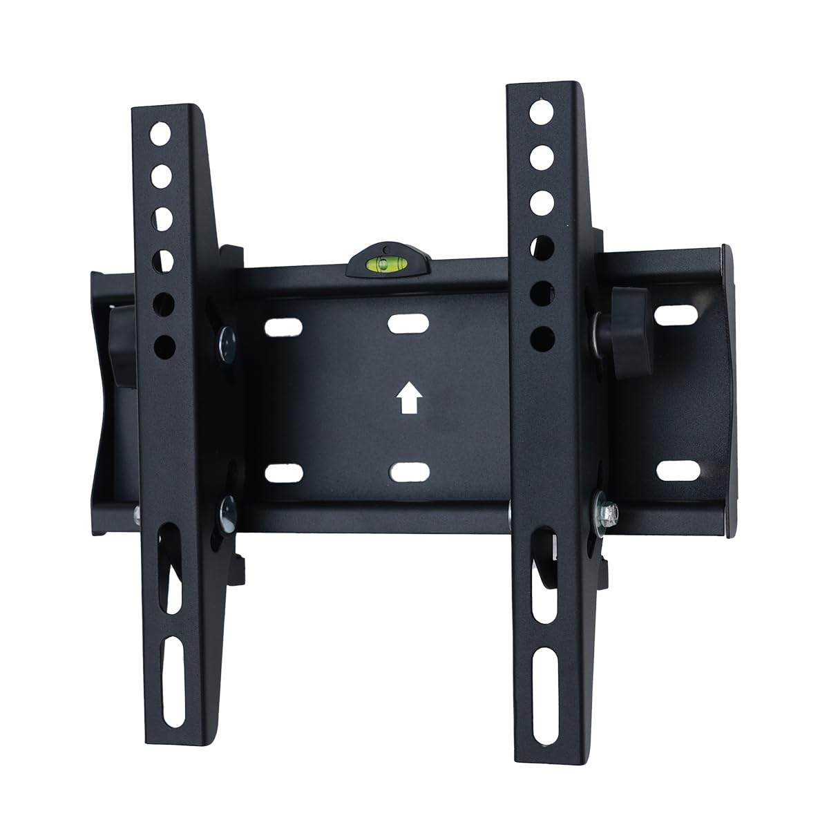 MAXXIVO Tilt TV Wall Mount Bracket for 17-43 inch TVs, Max VESA 200 x 200mm and 66 lbs Load Capacity, Compatible with Single/8" Wood Studs, Space-Saving Low Profile Design, Bubble Level Included