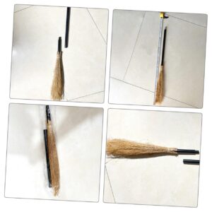 BUTIFULSIC Harry Broomstick Halloween Costume Props Halloween Besom Decor Wizard Broom Props Wizard Cosplay Adult Home Accessories Decor Witch Broomtick Prop Wooden Classic The Witch