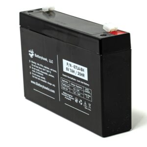 Battery Hawk (10 Pack) UB670 ELB0607 ELB-0607 ELB0608 ELB-0608 Sealed for Exit Sign Emergency Light Lead Acid 6V 7AH SLA