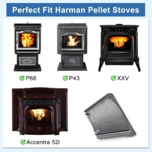 Criditpid Replacement 3-00-03000 Flame Guide for Harman P68, P43, XXV, P35i, Accentra 52i Pellet Stove, Burn Pot Top for Harman Pellet Stove.