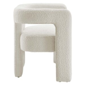 Modway EEI-6477-IVO Kayla Boucle Upholstered Loveseat, Ivory