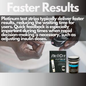 ReliOn Test Strips, Platinum 50 Count (Pack of 1), Testing Blood Glucose, Boxed by Fusion Shop Store