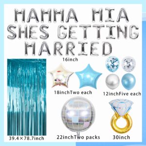 JeVenis Mamma Mia Shes Getting Married Bachelorette Decoration Last Disco Party Supplies Mamma Mia Bachelorette Decoration 70s Bachelorette Decoration