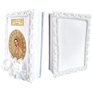 First Communion Bible and Candle - Biblia y Vela de Primera comunión para niña - Vela para Primera comunion niña - First Communion Candle Set for Girl - recuerdos de Primera comunion niña