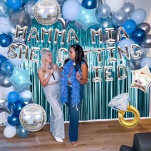 JeVenis Mamma Mia Shes Getting Married Bachelorette Decoration Last Disco Party Supplies Mamma Mia Bachelorette Decoration 70s Bachelorette Decoration