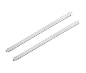 soro essential- set of 2 stainless steel 20.5” steam table hotel pan adapter bar- adapter for restaurant anti jam steam pans food pan for commercial kitchen supplies and buffets