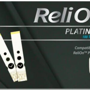 ReliOn Platinum Blood Glucose Test Strips, 100 Count