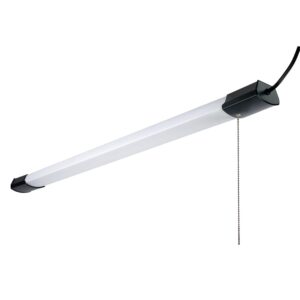 metalux shp 4 ft. 96-watt equivalent, integrated led, white shop light, 5000 lumens, 4000k cct