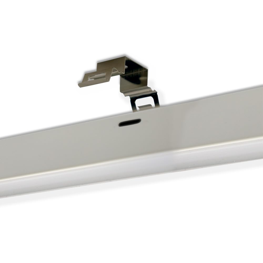 Metalux SHP 4 ft. 96-Watt Equivalent, Integrated LED, White Shop Light, 5000 Lumens, 4000K CCT