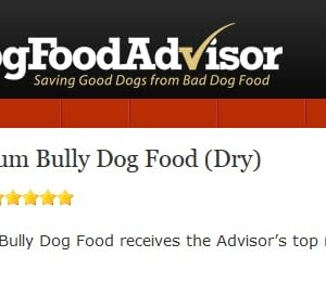 Maximum Bully - All Life Stage Performance Dog Food. High Protein 32% - High Fat 22%. 30lb Bag.