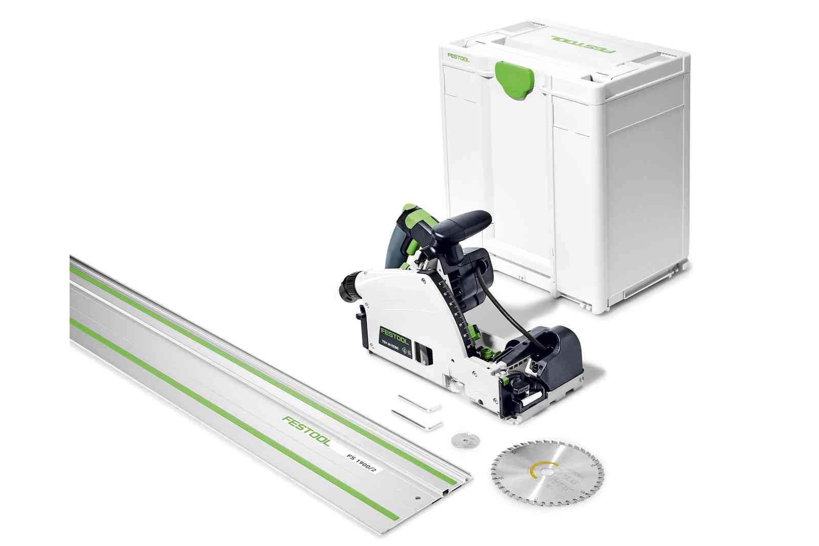 Festool 577748 TSV 60 KEB-F-Plus-FS US Plunge-Cut Track Saw with Scoring Function and 75-inch (1900mm) Guide Rail