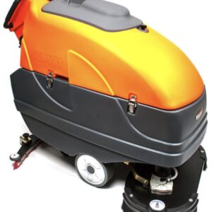 SUNMAX RT120 34" Self-Propelled Commercial Floor Scrubber Machine - 33-Gal Tank, Dual Brushes, Battery Powered, High Efficiency for Large Areas