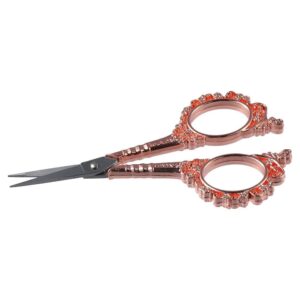 HomeSoGood Embroidery Scissors Sewing Scissor,4.5in Crochet Scissor,Rose Gold Craft Shears for Handcraft DIY Needlework Artwork