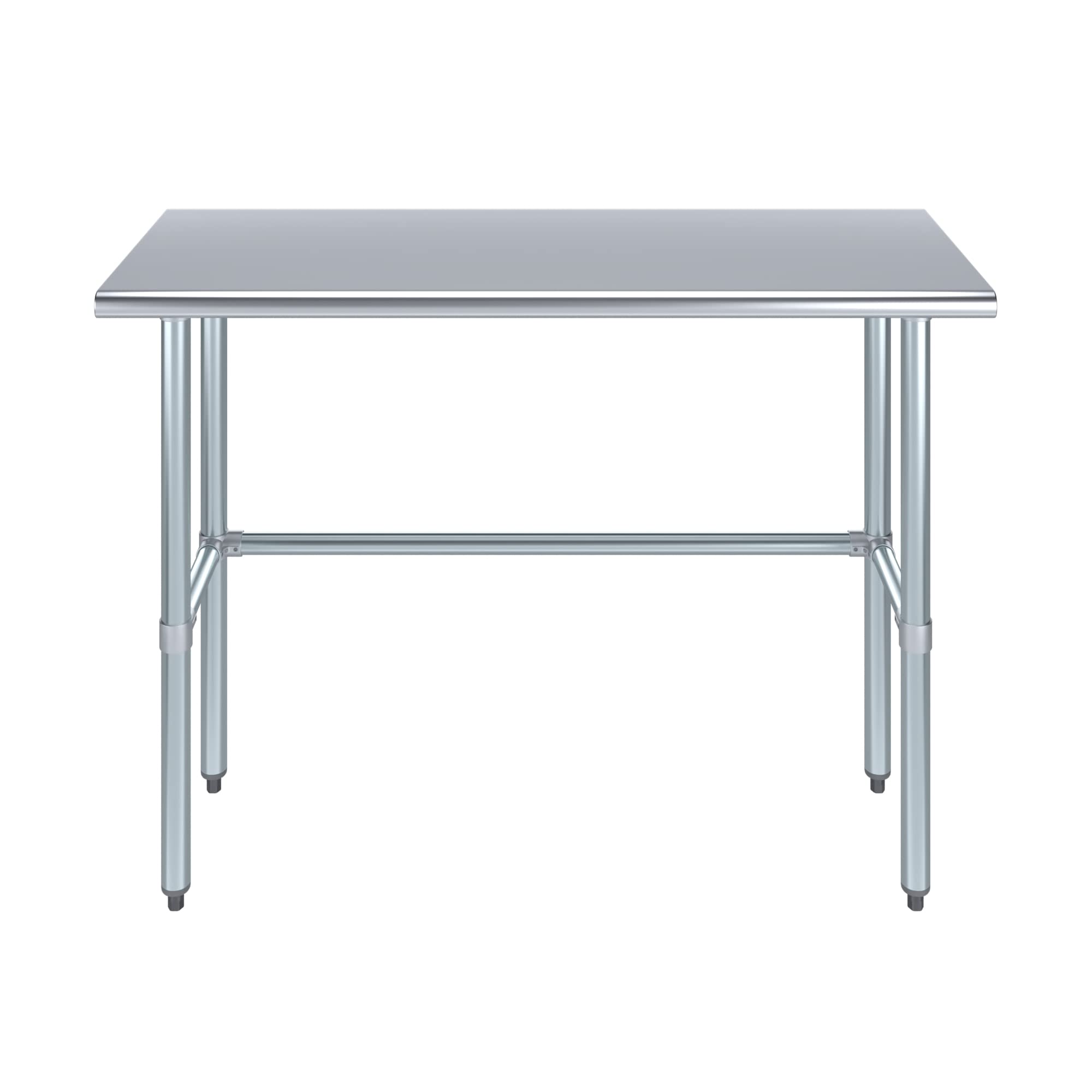 18 in. x 48 in. Open Base Stainless Steel Work Table | Residential & Commercial | Food Prep | Heavy Duty Utility Work Station | NSF