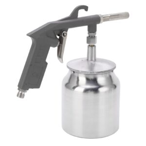 NDNCZDHC Sandblaster Gun Kit, 10.0 Bar High Pressure Air Sand Blaster Gun Aluminium Alloy Handheld Sandblasting Spray Gun Tool with 750CC Aluminium Pot for Sanding, Sandblasting, Polishing