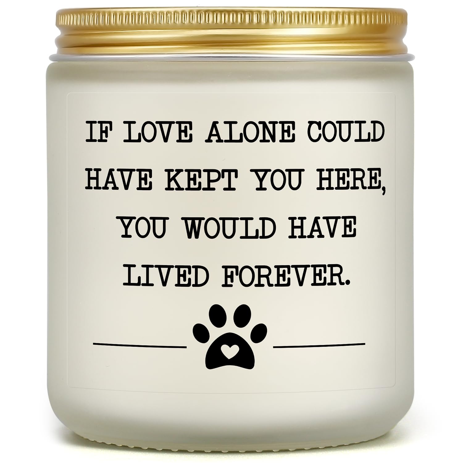 Pet Memorial Gifts for Loss of Dog Cat, Sympathy Gift for Pets Loss, Dog Bereavement Gift, Cat Memorial Candle, Remembrance Gift in Memory of Dog, Passing Away Condolence Present for Friends Pet Owner