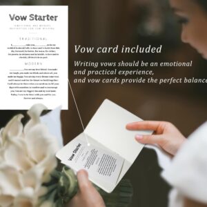 LSSH GmbH Wedding Vow Books,Original Vow Books His and Hers,Perfect Wedding Essentials for Your Wedding Day,28 Pages, 5.5" X 4" (Terracotta & beige)