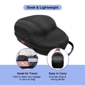 Hat Travel Case for Baseball Caps,Lids Hat Case with Carrying Handle & Adjustable Shoulder Strap,Hat Box,Baseball Cap Organizer,ball cap holder,cap carrier for 6 Caps