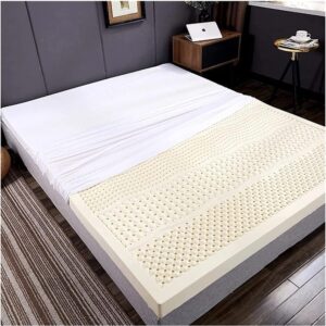 Natural Latex Mattress Topper - Medium Firmness - Latex Mattress,Breathable and Comfortable,Durable and Not Easy to Collapse,3in,150x200cm(59x79in)