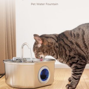 Neareal Cat Water Fountain Replacement Water Pump for 108oz/3.2L Automatic Pet Fountain Dog Water Dispenser