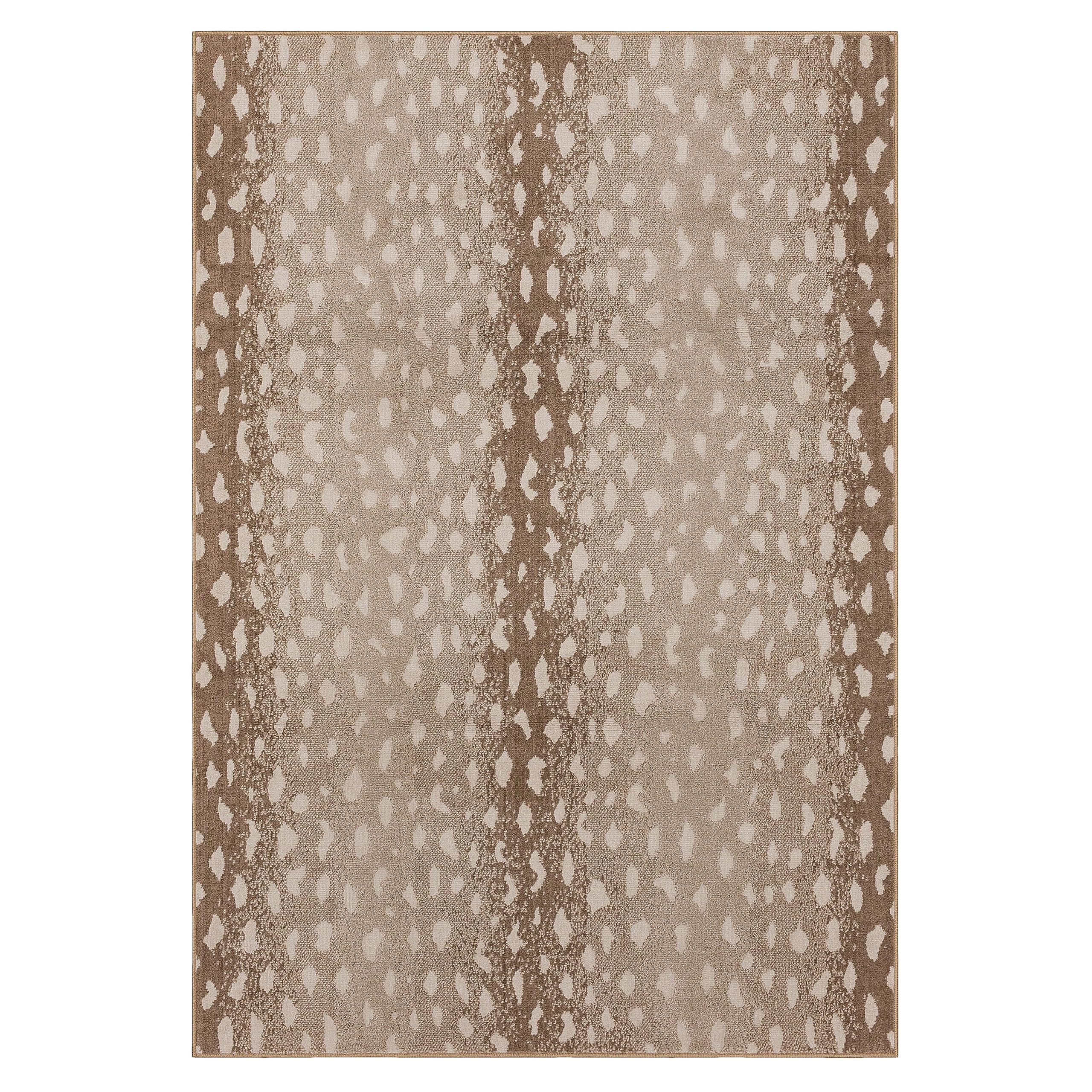 Mohawk Home Antelope Animal Print Beige 2' 1" x 3' 8" Area Rug Perfect for Kitchen, Living Room, Dining Room