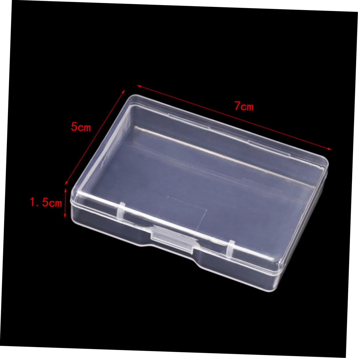 Medicine Storage Containers 6pcs Transperant Container Case Packing Rectangle s Clear Organizer