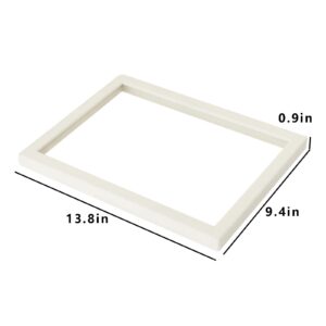 Coward 2Pcs Beige Velvet Glass Lid for the Trays Can Use if Needed