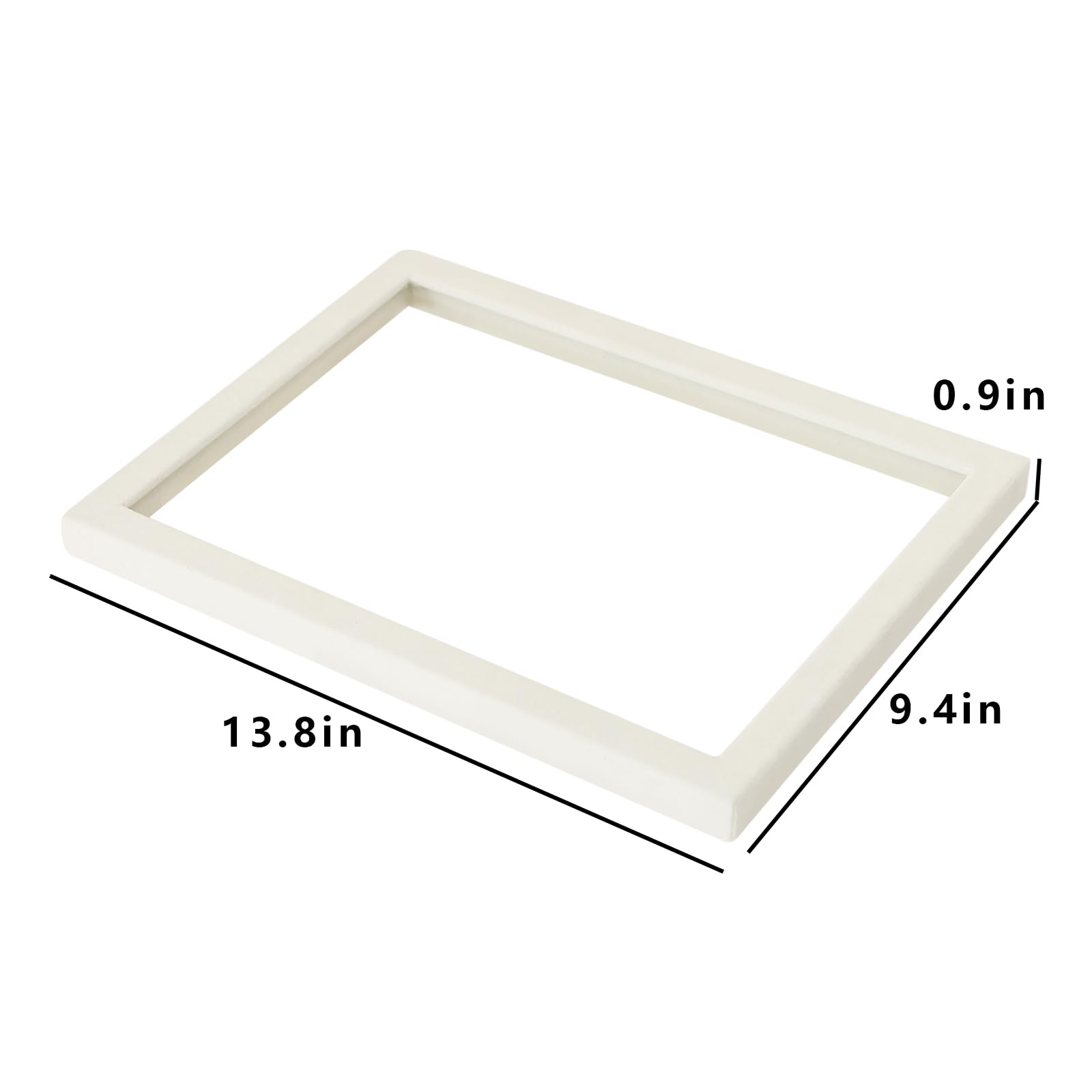 Coward 2Pcs Beige Velvet Glass Lid for the Trays Can Use if Needed