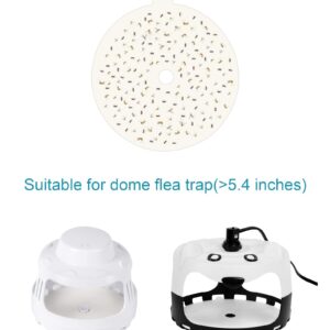 24 Pack Flea Trap Refill Discs for Bug Md Flea Trap, 5.4" Replacement Sticky Pads for Bugmd Termination Station Pest Trapper Flea Trap for Inside Your Home