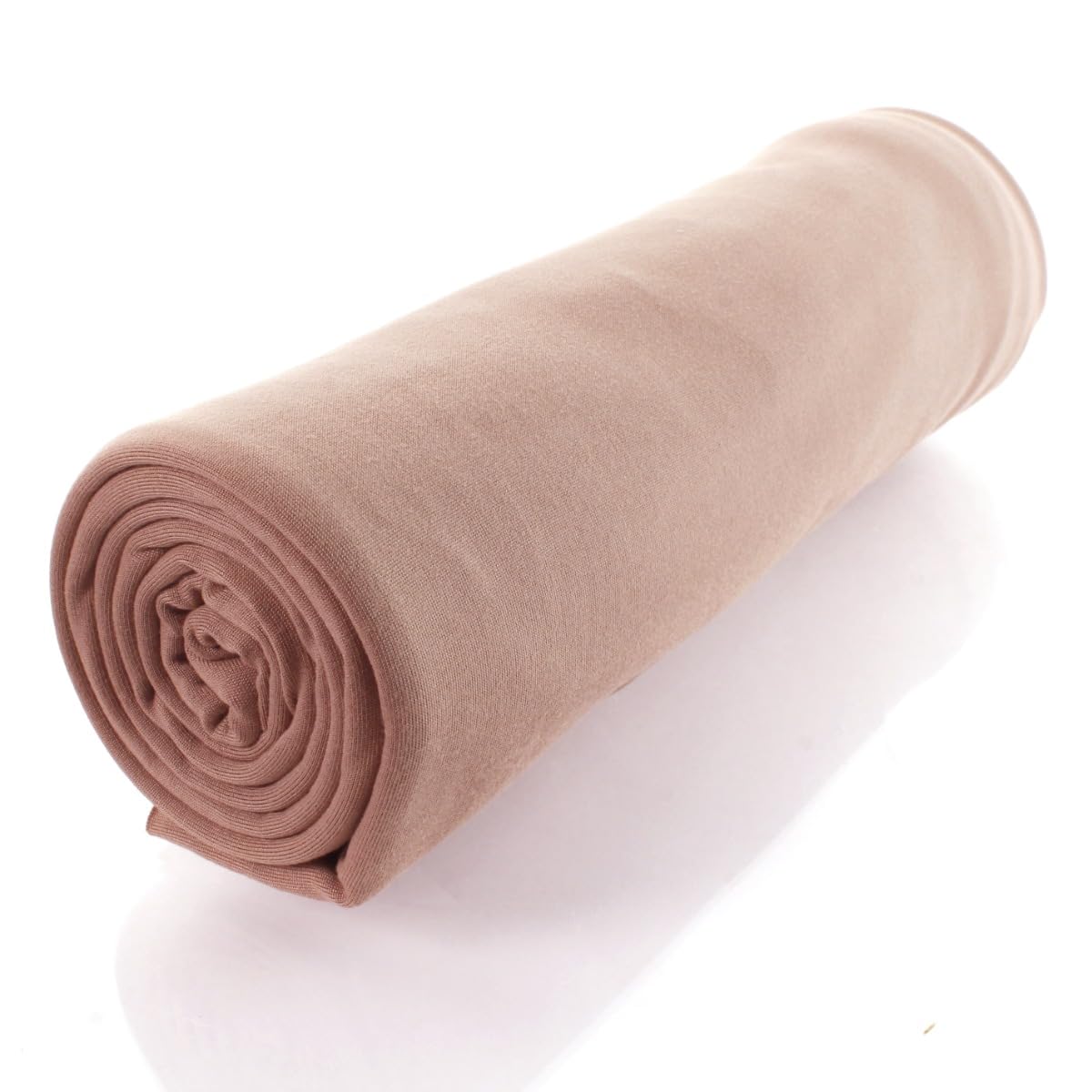 Solid DBP Fabric - Double Brushed Polyester 4 Way Stretch - Taupe - 1yd