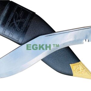 EGKH - Service No.1 Gripper Handle Kukri - Authentic Army Issue Khukuri Knife - Hand Forged Blade in Nepal by Ex - Military Khukuri House