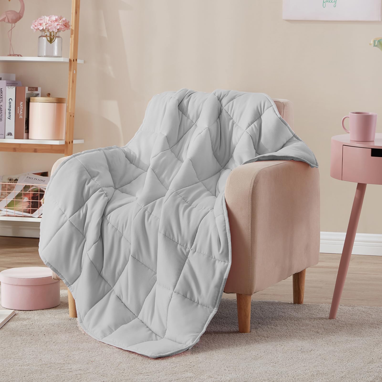 anfie Weighted Blanket Kids (36"x48" 5lbs),Ultra Soft and Cozy Cooling Weighted Blanket,Heavy Blanket with Machine Washable Soft Blanket