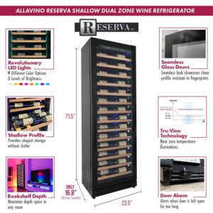 Allavino VSW6771S-1BR-WD Wine Refrigerator, Right Hinge