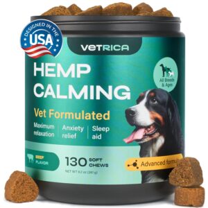 calming chews for dogs - hemp calming chews for dog anxiety relief - dog calming treats for anxiety relief - calming treats for dogs anxiety relief, stress, separation, storms with hemp seed oil