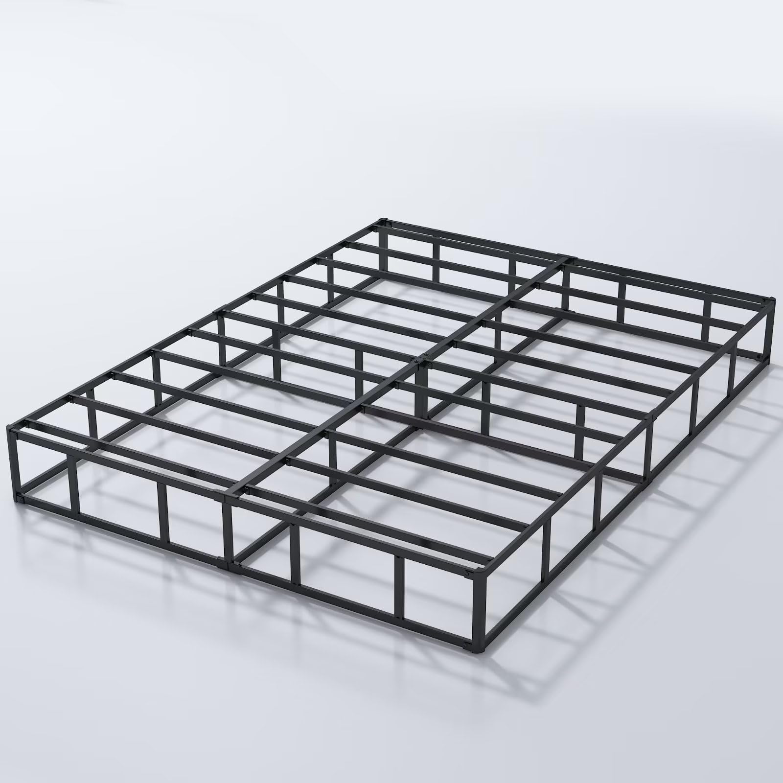 ALDRICH Queen Box Springs 9 Inch Heavy Duty Metal Box Spring Mattress Foundation 3000lbs Max Weight Capacity/Non-Slip/No Noise/Easy Assembly/Easy Clean Cover