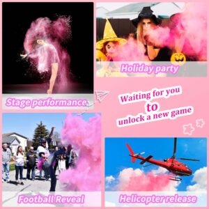 POPUPARTY Gender Reveal Powder - 2 lbs Pink – Perfect for Baby Reveal Balloons, Burnouts, Car Exhaust, Photoshoots, Pinatas