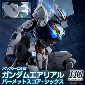 Bandai - Mobile Suit Gundam: The Witch from Mercury - HG 1/144 Gundam Aerial [PERMET Score SIX] Model Kit (Japan Import)