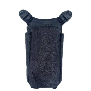 Square Payment Pouch with Sling/Waistbelt and Rugged Metal Belt Clip