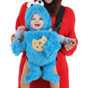 Fun Costumes Sesame Street Cookie Monster Baby Carrier Costume Accessory | Infant Costume for Cosplay Outfit Blue