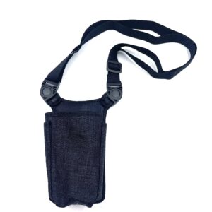 Square Payment Pouch with Sling/Waistbelt and Rugged Metal Belt Clip