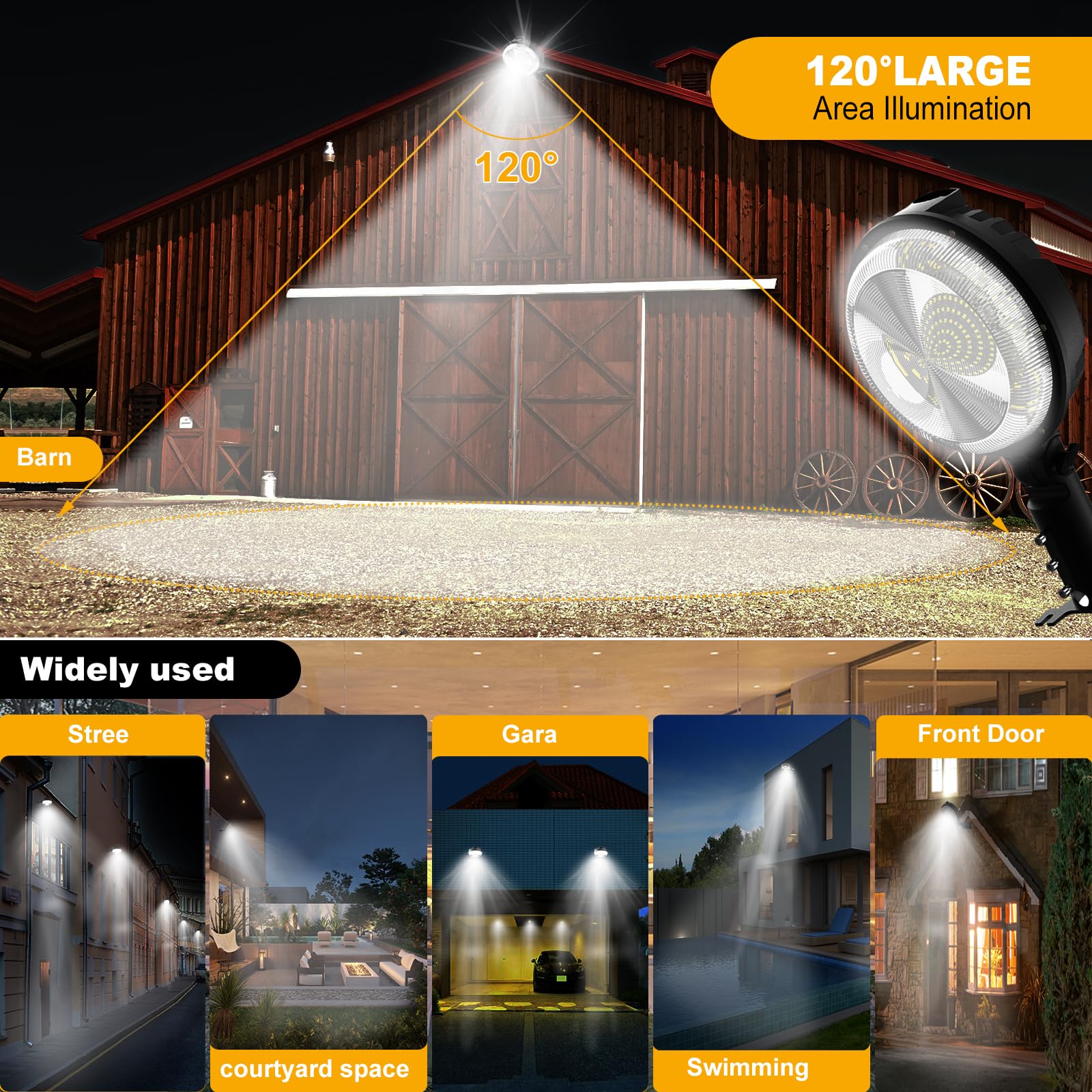 Maliralt LED Barn Light Dusk to Dawn Outdoor Lighting 150W Barn Lights Outdoor IP65 Waterproof Area Street Light for Farmhouse Barns Garage Yard Warehouse Outdoor Security Lighting