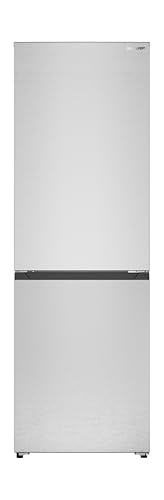 SHARP SJB1255GS Refrigerator with Bottom-Freezer, Counter-Depth, 24 Inch, 11.5 Cubic Foot, Stainless Steel