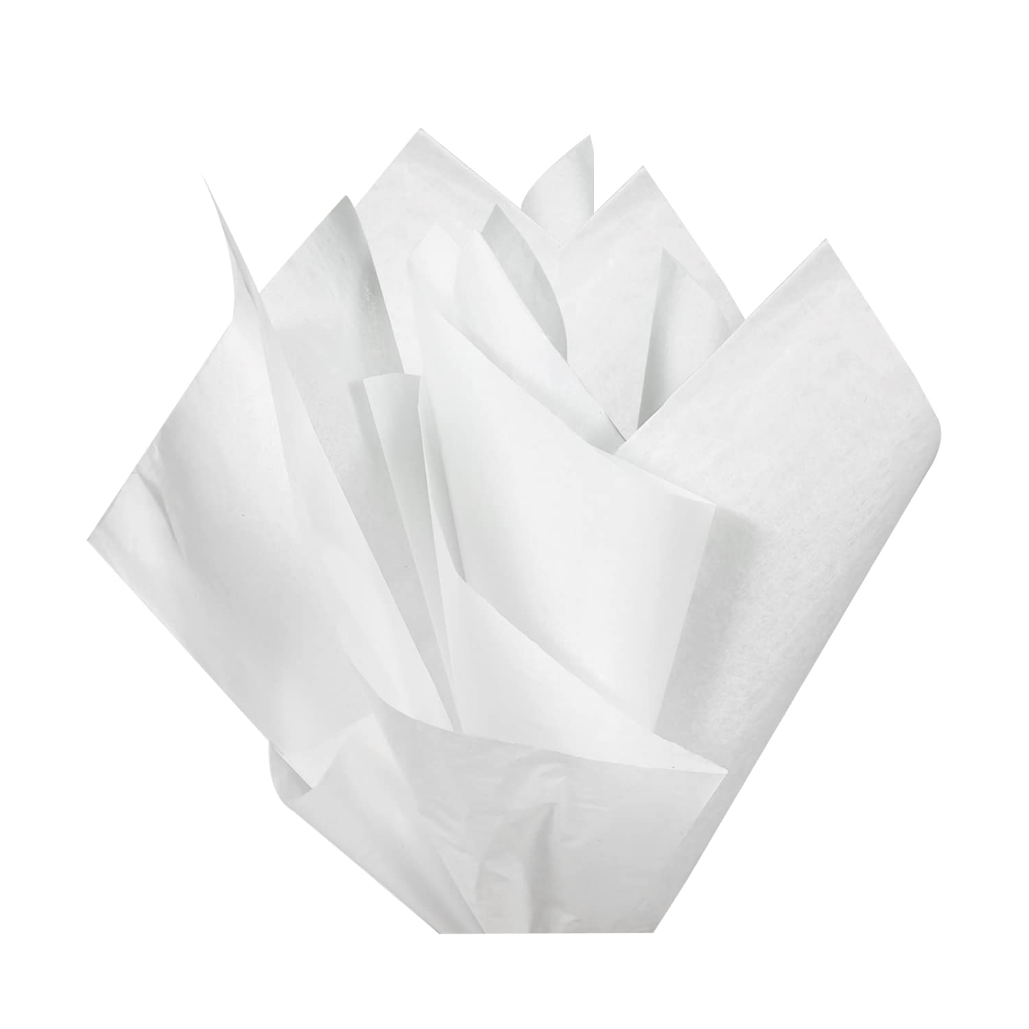 Bobobag 50 Sheets 20''X28'' Full Size White Tissue Paper Bulk for Gift Bags Gift Wrapping Weddings Birthday Showers Arts Craft Party Decoration