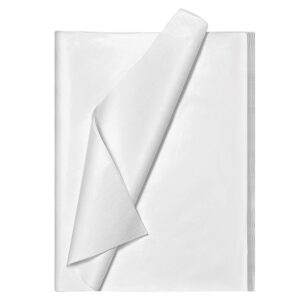 bobobag 50 sheets 20''x28'' full size white tissue paper bulk for gift bags gift wrapping weddings birthday showers arts craft party decoration