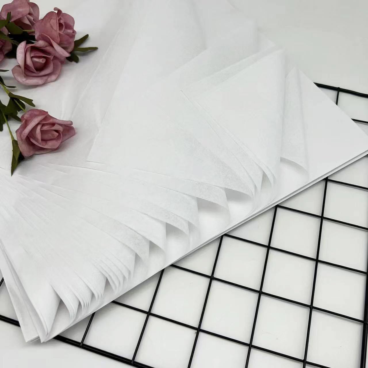 Bobobag 50 Sheets 20''X28'' Full Size White Tissue Paper Bulk for Gift Bags Gift Wrapping Weddings Birthday Showers Arts Craft Party Decoration