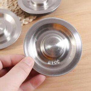 5PCS Sink Drain Cover 3.1inch Stainless Steel Kitchen Sink Stopper Seal Plug Water Stopper for Home Kitchen Bathroom Bathtub