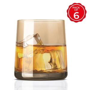 Laurel & Nash Drinkware- Drinkware Glasses Set of 6 - Juice Glasses - Whiskey Glass Set 8 oz - Bourbon Glasses for Men - Short Glass Cups