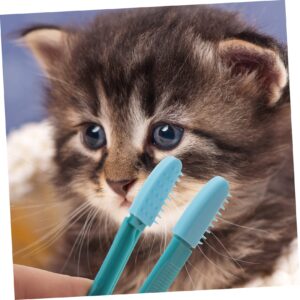 BUGUUYO cat eye cleaning brush cat eye comb dog eye wipes tear stain remover comb dog eye brush dog eye comb pet tear stain remover brush pet cleaning eye brush Silica gel eyes the dog