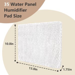 Sxkxm Water Panel 35 Humidifier Filter Pad Replacement for Lennox X2661 Humidifier Models HCWB3-17 HCWB2-17 HCWP2-18 HCWP3-18 WB2-17 WB3-17 WP2-18 WP3-18 2 Pack